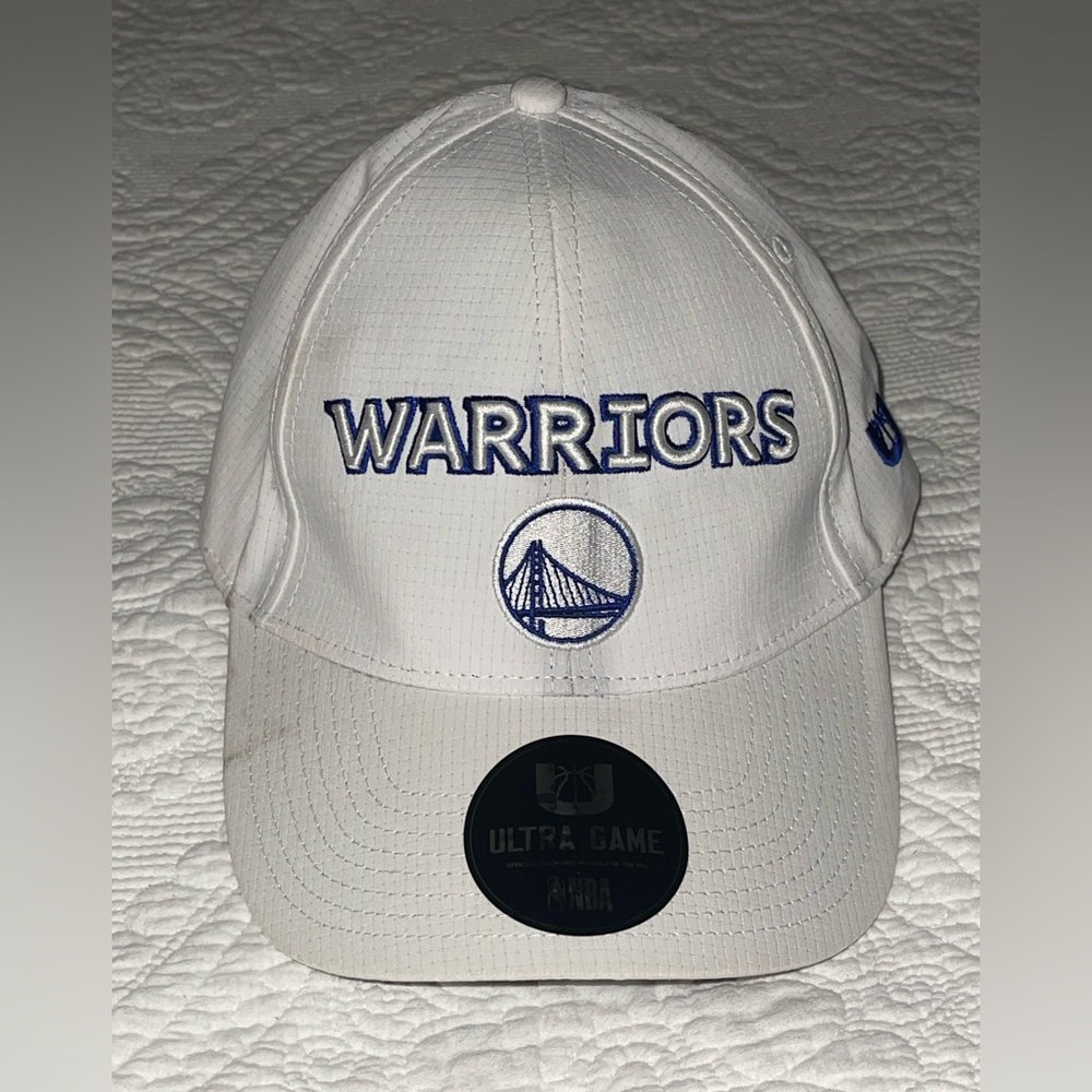 NBA Golden State Warriors White/Blue Basketball Hat Unisex